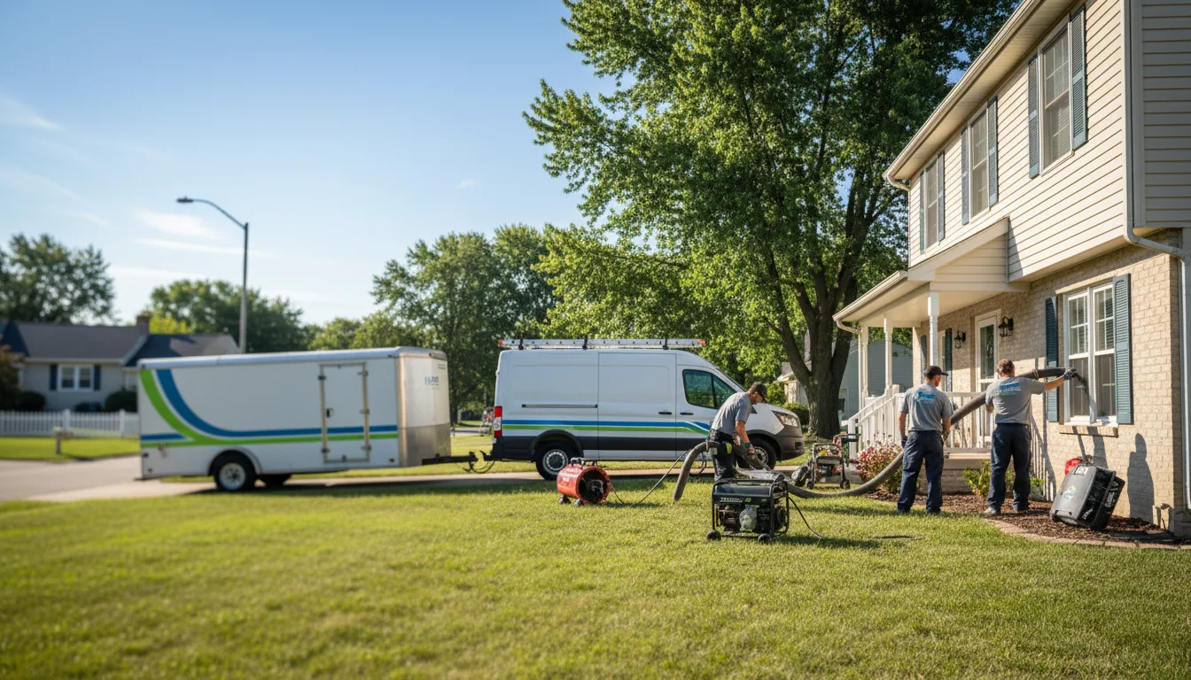 Flooded Basement Restoration And Cleanup With Repair in Mercer, MO near me